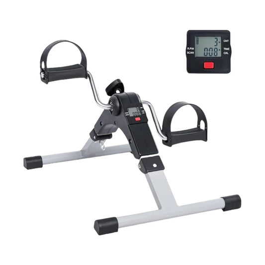 Foldable Mini Cycle Arm And Leg Exercises with digital meter.