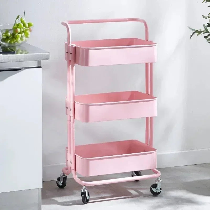 Cosmetic Wheels Cleaning Tool Trolly Beauty Stainless Steel Trolley Drinks Cart Salon Medical Werkzeugwagen Manicure Auxiliary