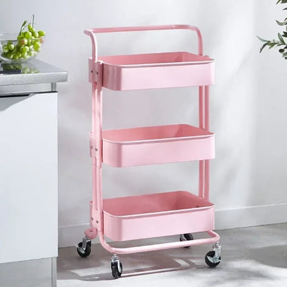 Cosmetic Wheels Cleaning Tool Trolly Beauty Stainless Steel Trolley Drinks Cart Salon Medical Werkzeugwagen Manicure Auxiliary
