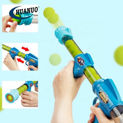 Kids 3in1 Indoor Sports Toy air Power Gun Games Standing Electric Moving Target Shooting Guns