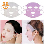 Silicone Face Masks Moisturizing Reusable Travel Holder Sheet Masks Cover Prevent Evaporation Beauty Skin Care Facial Masks