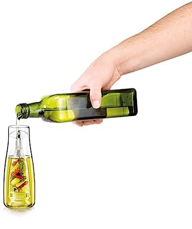 Kitchen Seasoning Glass Storage Bottle Sealed Moisture-Proof Glass Oil Bottle with Infuser