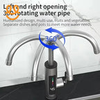 3000W 220V Electric Kitchen Water Heater Tap Instant Hot stainless steel Water Faucet Heater Cold Heating Faucet