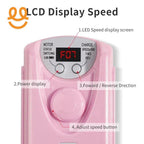 Electric Nail Drill Machine - Gel Motor Sander Polisher Grinder File Limer Toenail Professional Manicure Pedicure Machine