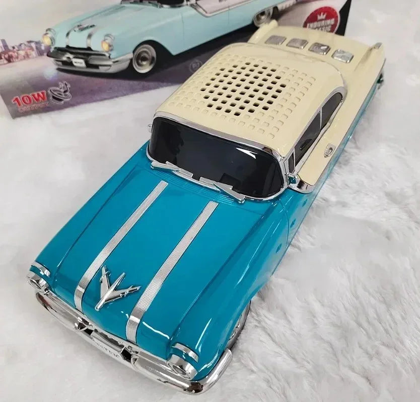 Car Model Portable Subwoofer With Fm Radio Player Handsfree Tws Home Stereo Hifi Audio Classic Wireless BlueTooth Speakers