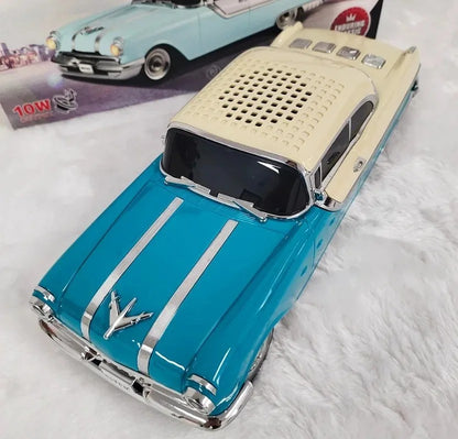 Car Model Portable Subwoofer With Fm Radio Player Handsfree Tws Home Stereo Hifi Audio Classic Wireless BlueTooth Speakers