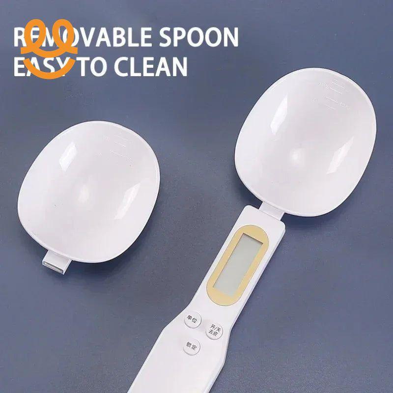 Weighing Spoon Scale Home Kitchen Tool Electronic Measuring Coffee Food Flour Powder Baking LCD Digital Measurement adjustable