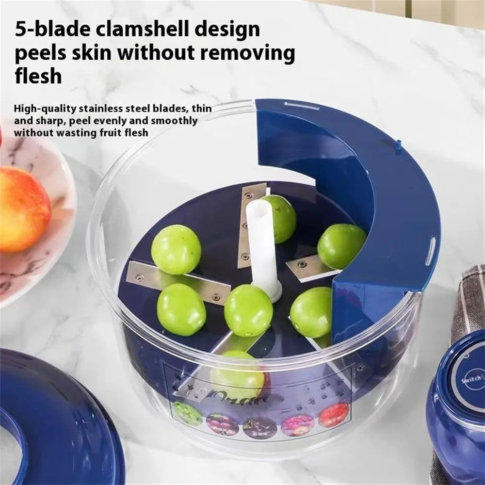 Rechargeable Fruit Peeler Fruit and Vegetable Electric Peeler Peeler Suitable for Grapes, Cherry Tomatoes, Garlic, Fruit Tools