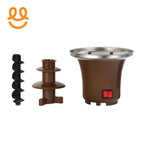 Household chocolate fountain machine, automatic melting hot pot melting machine, self-made syrup with heating
