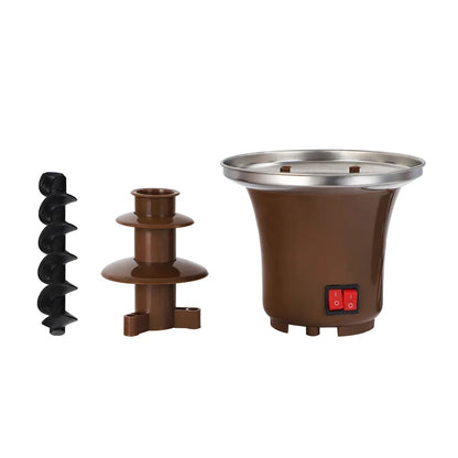 Household chocolate fountain machine, automatic melting hot pot melting machine, self-made syrup with heating