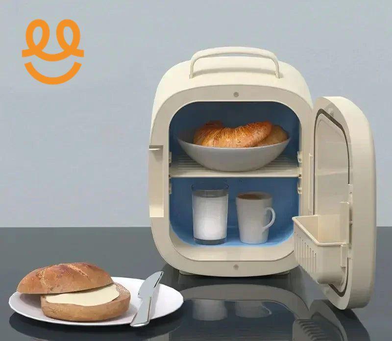 Portable Refrigerator Skin Care Cosmetics Beverage Cosmetics Mini Refrigerator with Mirror