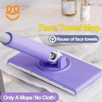 Automatic Face Towel Mop Portable Mini Mop Automatic Paper Towel Replacement Mop For French Window And Dust（Excluding Mop Cloth)