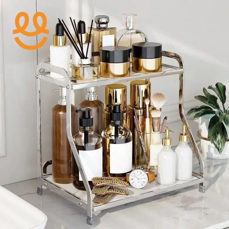 Shelf vanity desktop bathroom washstand, toilet storage rack