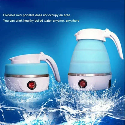 Electric Kettle Mini Foldable Water Heater 600ml Home Hot Water Kettle Portable Kitchen Kettle 220V Travel Home Electric Kettle