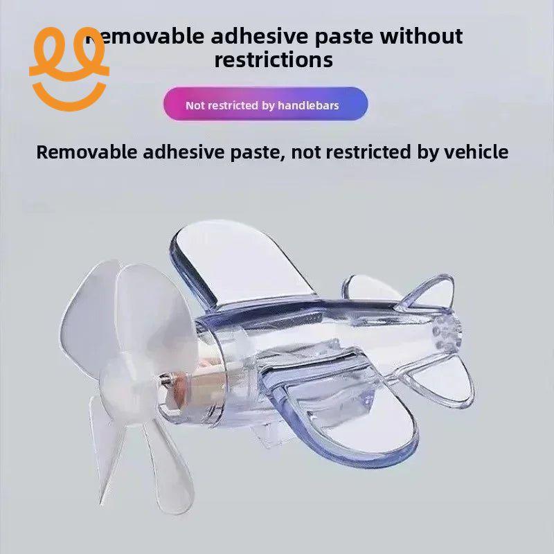 Colorful Light Small Aircraft Electric Vehicle Motorcycle Wind Energy Car Decorative Atmosphere Light Automobile Lighting