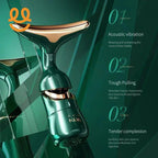 Neck Facial Lifting Massager 3IN1 Device Microcurrent Reduce Double Chin Vibration Face Anti Wrinkles Tightening Skin Care Tools