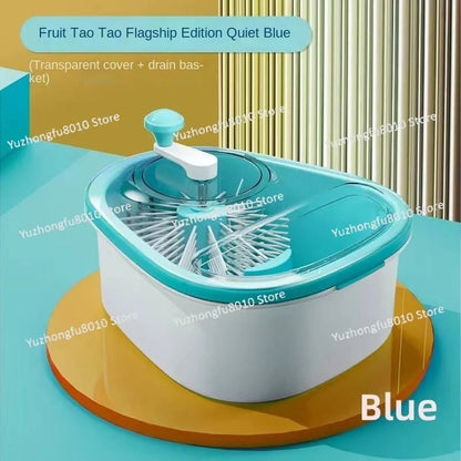 Fabulous Fruit Washing Tool Hand Wash-Free Fruit Pot Kitchen Drain Basket to Remove Farm Residue Stains Household