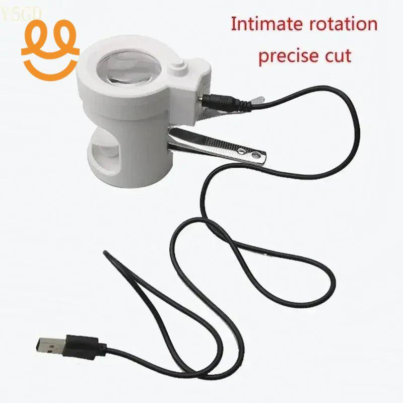 Upgraded Clipper with Glass Toenail Cutter 8x Magnifier for Elder Seniors Parents Birthday Present Gift