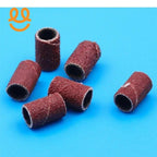 Diamond Grinding Head Bit jade Carved Burr Stone 2.35mm Shank 6pcs Grinding Head 6pcs Sand Rings