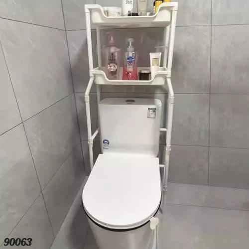 High Capacity Bathroom Commode Storage Rack | Multi-Layer Organizer Shelf