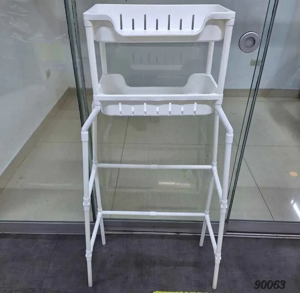 High Capacity Bathroom Commode Storage Rack | Multi-Layer Organizer Shelf