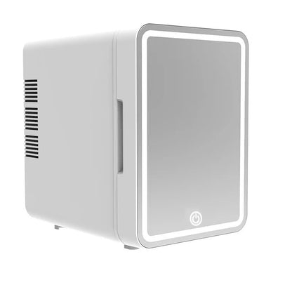 Mini Frigo Makeup Custom Portable Small Pink Refrigerator Cosmetic Skin Care Beauty Fridge With Led 4 Liter Mirror for Room