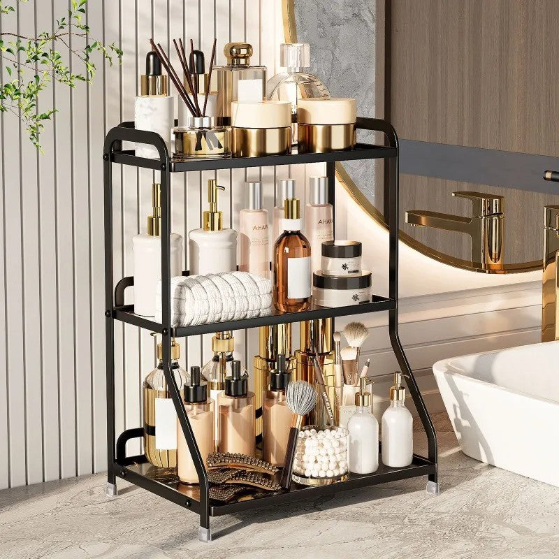 Shelf vanity desktop bathroom washstand, toilet storage rack