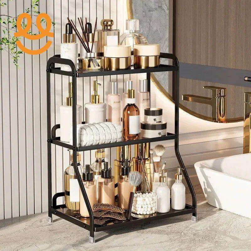 Shelf vanity desktop bathroom washstand, toilet storage rack
