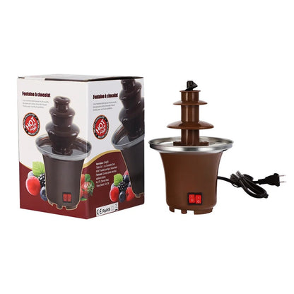 Household chocolate fountain machine, automatic melting hot pot melting machine, self-made syrup with heating