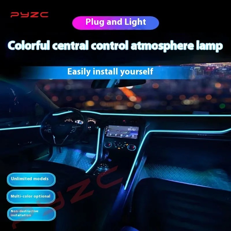 145cm Car Interior Atmosphere Light – Flexible LED Ambient Strip