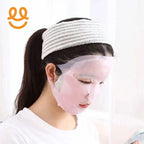 Silicone Face Masks Moisturizing Reusable Travel Holder Sheet Masks Cover Prevent Evaporation Beauty Skin Care Facial Masks
