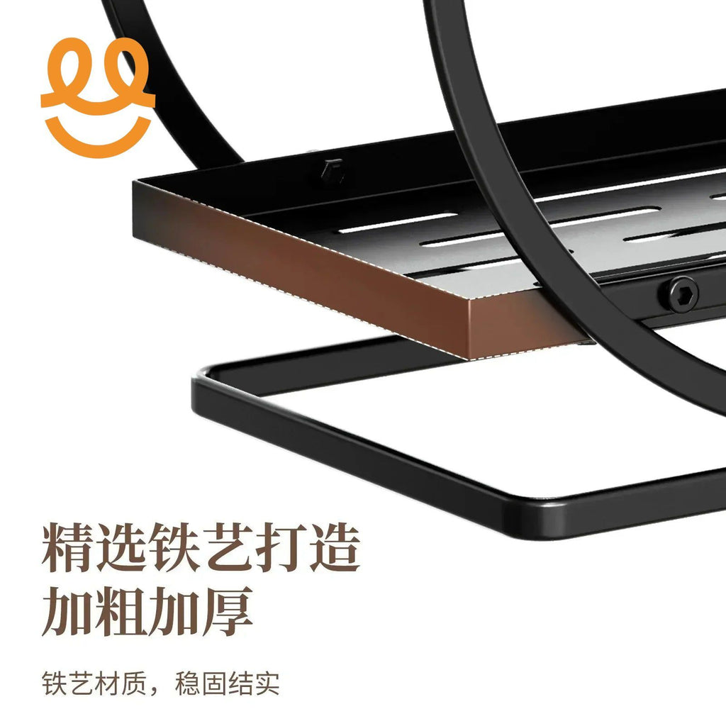 Shelf Light Luxury Toilet Bathroom Wash Rack Cosmetics Storage Box Desktop Dresser Rack