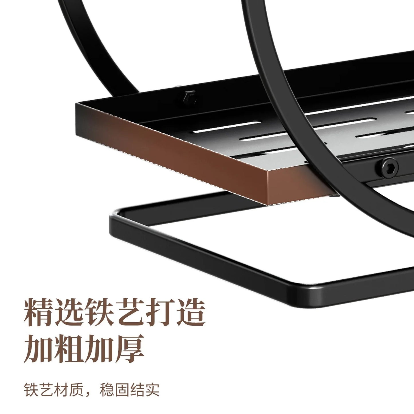 Shelf Light Luxury Toilet Bathroom Wash Rack Cosmetics Storage Box Desktop Dresser Rack