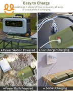 Ztarx Inflatable LED Tube Light USB Solar Charging Built-in Battery Air Light Waterproof