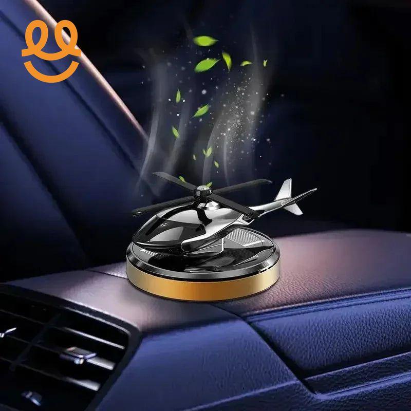 Helicopter Car Fragrance Diffuser Helicopter Shape Dashboard Car Aromatherapy Diffuser Rotation Car Perfume Diffuser Ornament