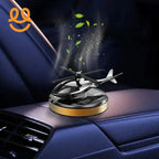 Helicopter Car Fragrance Diffuser Helicopter Shape Dashboard Car Aromatherapy Diffuser Rotation Car Perfume Diffuser Ornament
