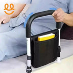 With Storage Bag Elderly Adults Safety Handle Bed Rail Anti-fall Durable Elderly Assist Bar Anti-slip Safety Bed Guardrail