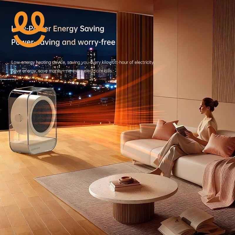 Portable Heater Desktop Warmer Air Heater PTC Ceramic Winter Quick Heating Overheat Protection For Home Office Use
