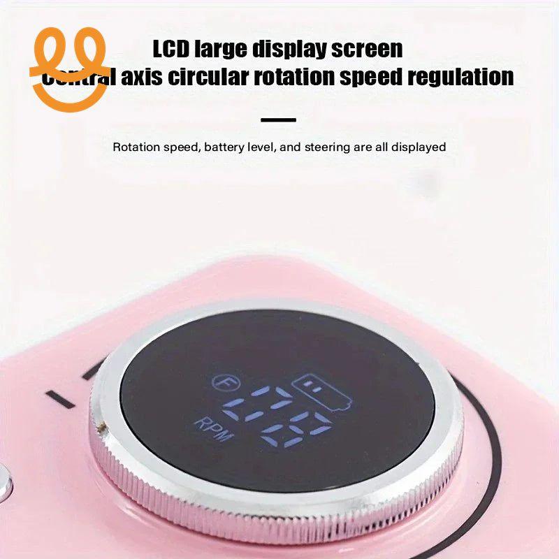 6pcs-Portable Nail Drill Electric File 45000RPM Professional Rechargeable Nail Sander Cordless Nail Drill for Acrylic Nails Remo