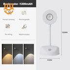 LED Motion Sensor Night Light Wireless USB Rechargeable with Remote Magnetic Wall Mount Indoor Lighting for Bedroom Hallway