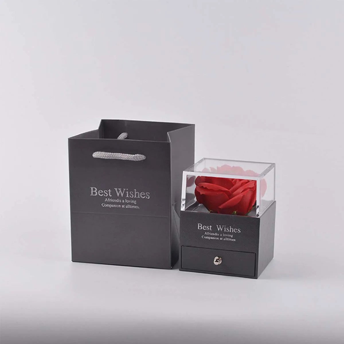 Love Red Rose Female Special Day Eternal Flower Artificial Flower with Gift  Box