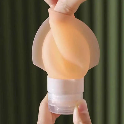 3PCS/set Portable Travel Bottles Soft Silicone Lotion Container Squeeze Tube Empty Bottle Cometic Shampoo Soap Refillable Bottle