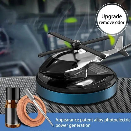 Helicopter Car Fragrance Diffuser Helicopter Shape Dashboard Car Aromatherapy Diffuser Rotation Car Perfume Diffuser Ornament