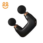 Electric Handheld Neck Body Back Facial Fitness Gun Massager Cordless Deep Tissue Vibration Double Head Muscle Massage Gun