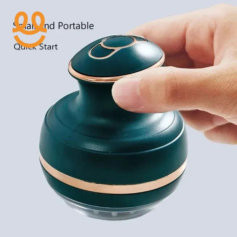 Electric EMS Head Massager Wireless Scalp Massage Promote Hair Growth Kneading Vibration Deep Tissue Relax Body Health Care Tool