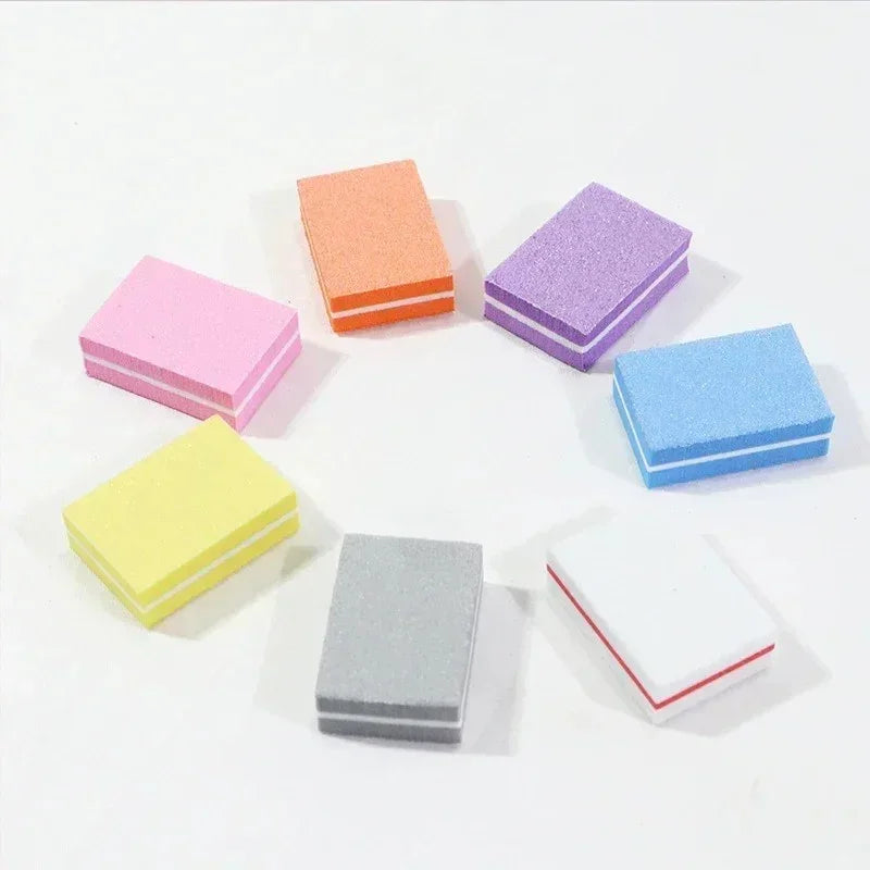 Mini Buffing Sanding Files Block Pedicure Care Nail Art Buffer Polish Manicure Pedicure Nail File Tools Nail Charm new