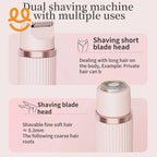 2in1 Electric Portable Hair Trimmer Shaver for Men and Women with Hair Removal Function