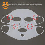 Silicone Face Masks Moisturizing Reusable Travel Holder Sheet Masks Cover Prevent Evaporation Beauty Skin Care Facial Masks