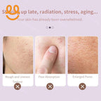 Double-headed facial ice roller, used for facial and head massage, made of resin material, without fragrance and battery