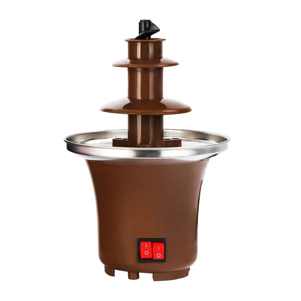 Household chocolate fountain machine, automatic melting hot pot melting machine, self-made syrup with heating